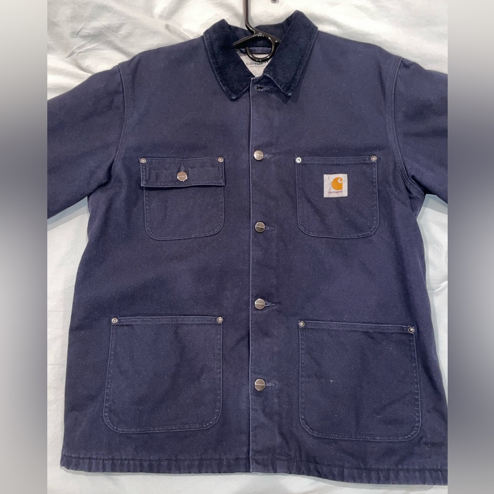 Carhartt Work in Progress WIP Michigan Chore Coat, Winter (Rigid), Color: Navy